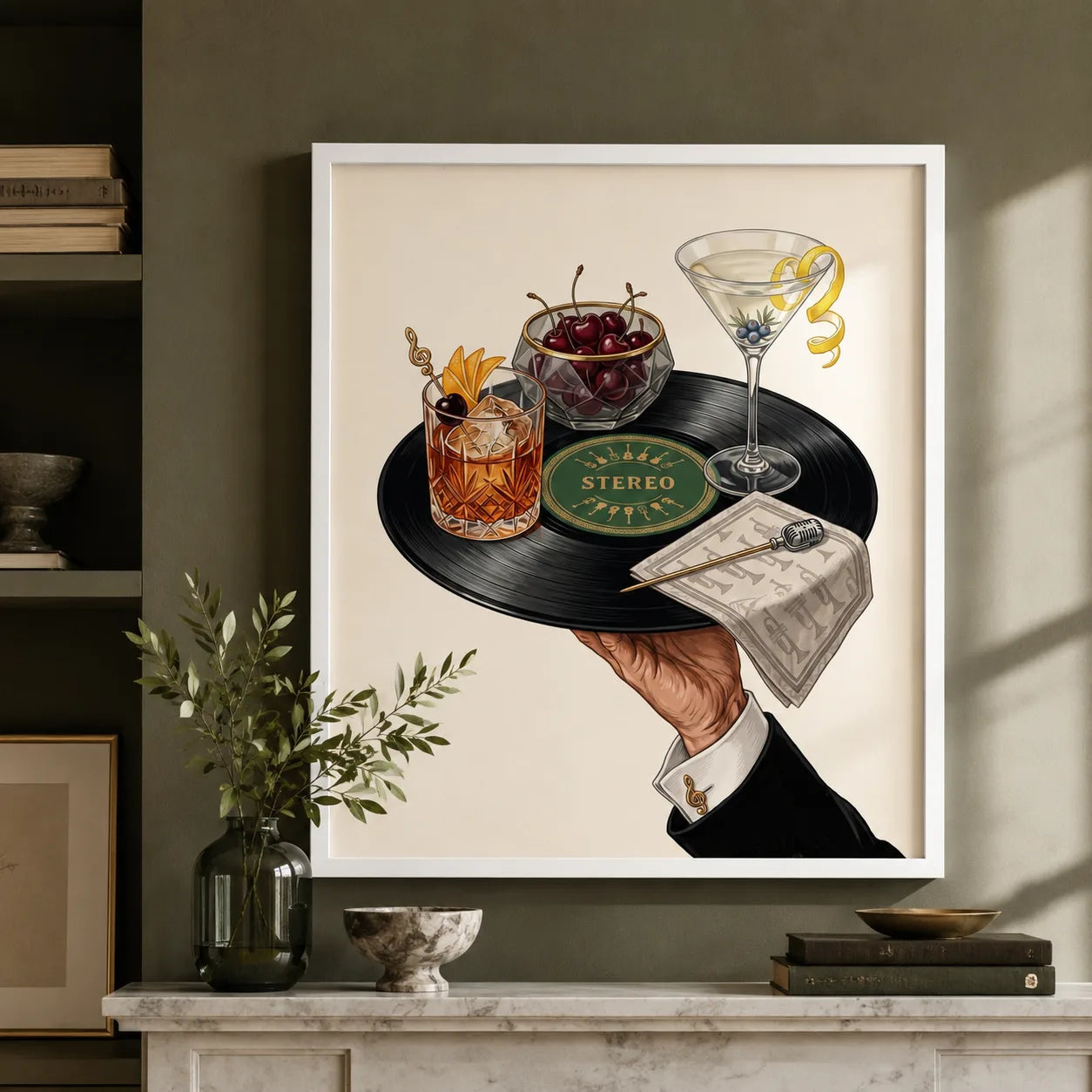 Stereo Cocktail Record Wall Art Decor - Wall Art Decor - view 11