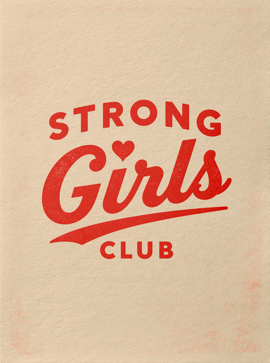 Strong Girls Club Wall Art Decor - Wall Art Decor - front view