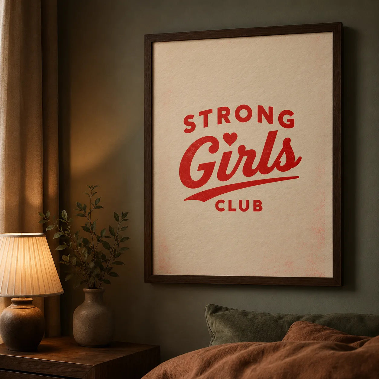 Strong Girls Club Wall Art Decor - Wall Art Decor - lifestyle