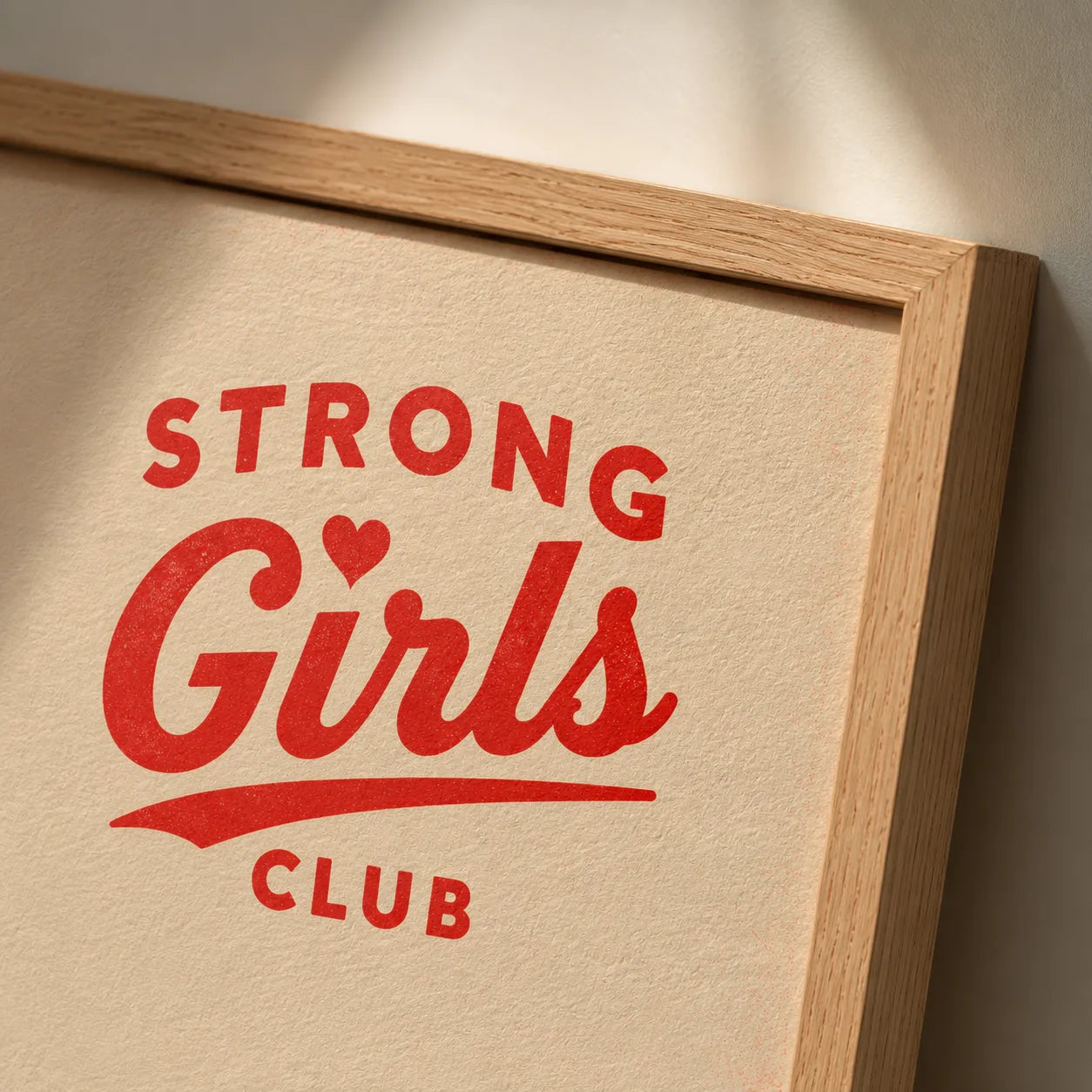 Strong Girls Club Wall Art Decor - Wall Art Decor - packaging
