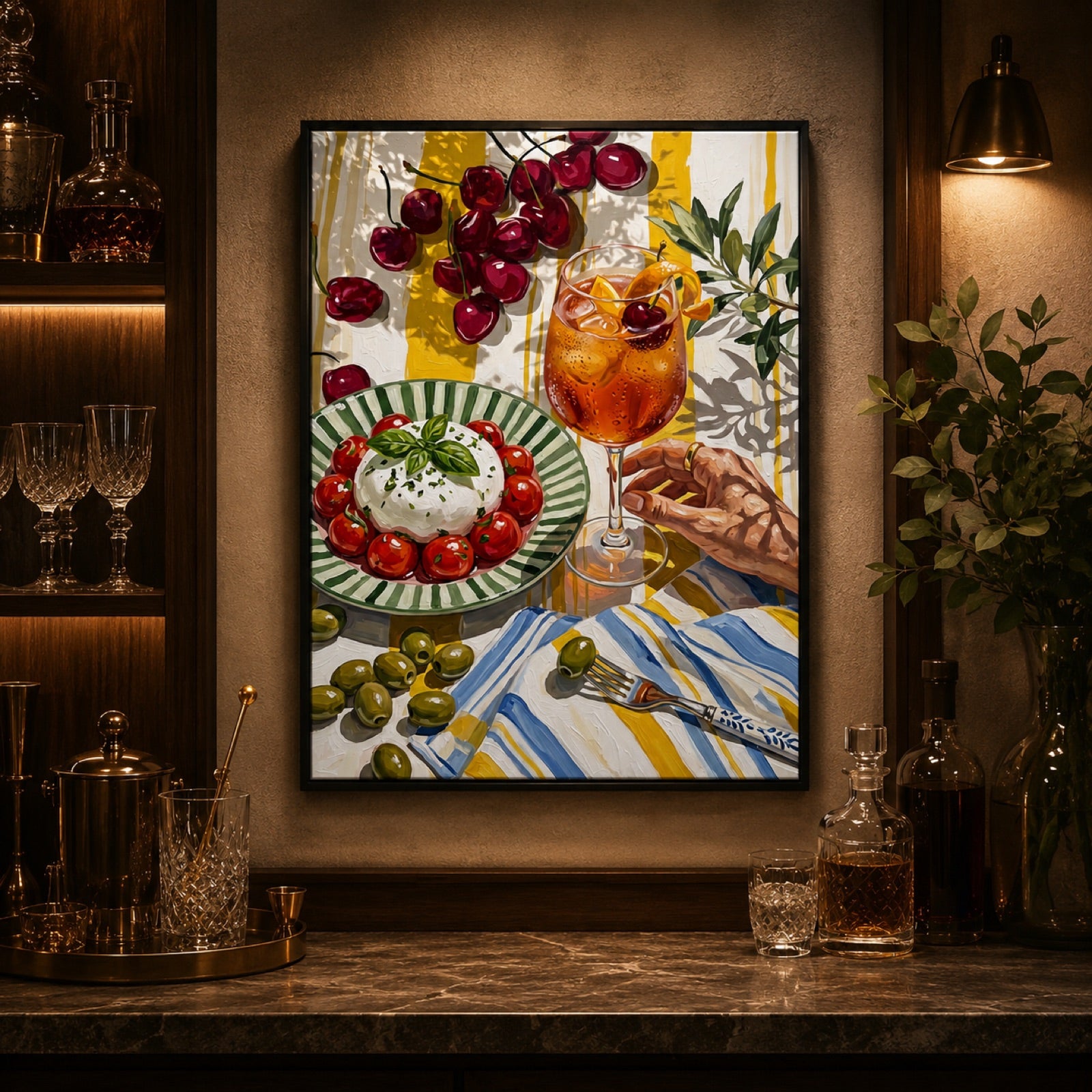 Summer Aperitivo Still Life Wall Art Decor – preview 2