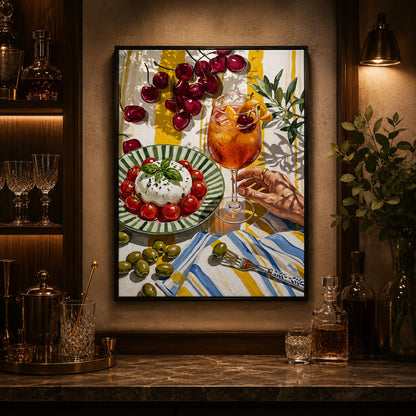Summer Aperitivo Still Life Wall Art Decor – preview 2