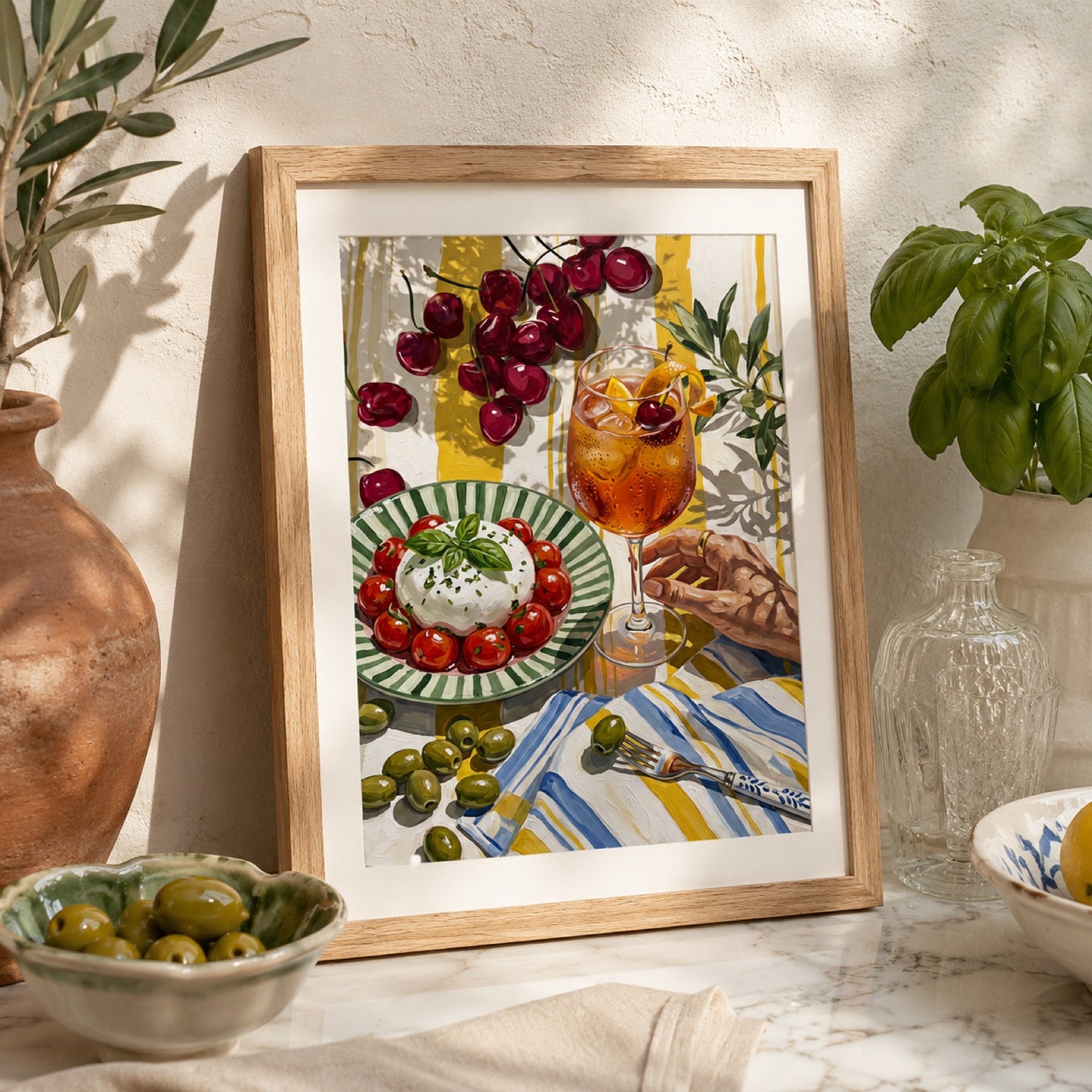 Summer Aperitivo Still Life Wall Art Decor – preview 6