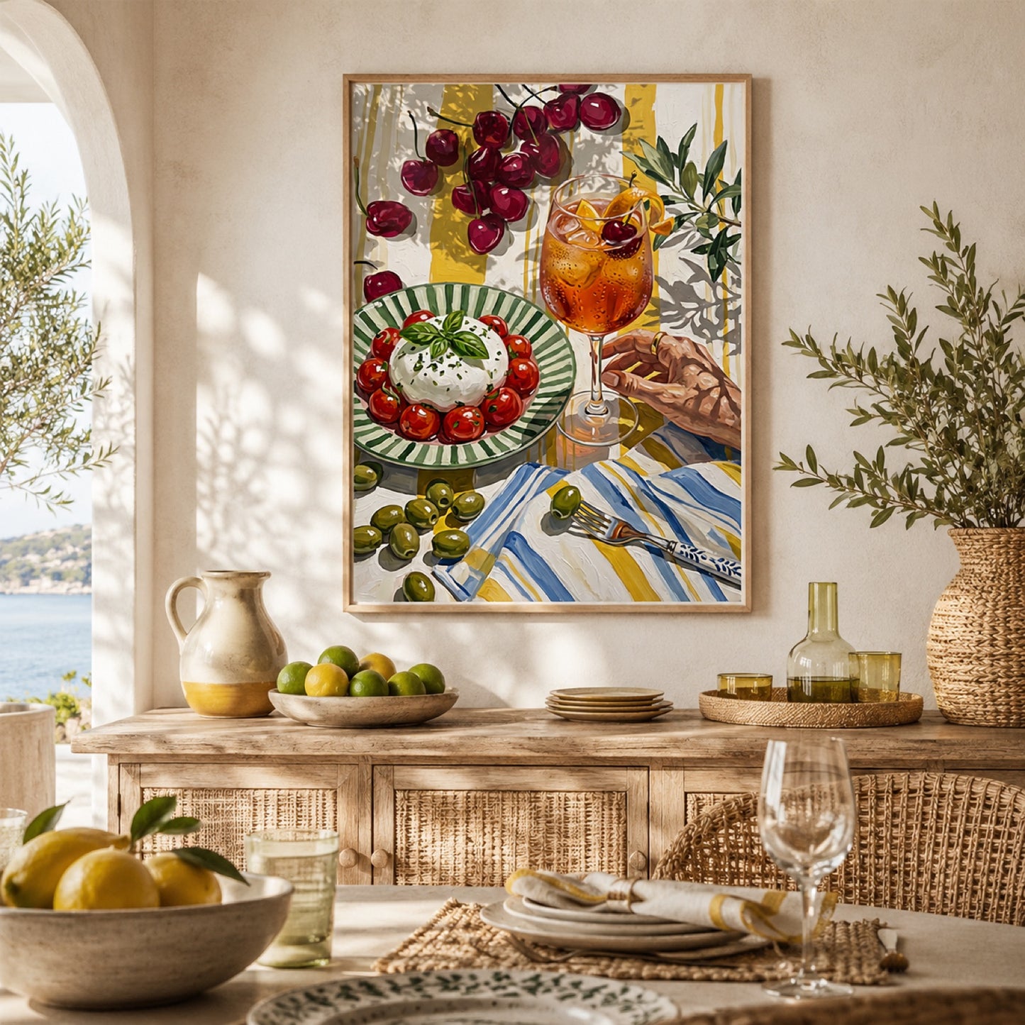 Summer Aperitivo Still Life Wall Art Decor – preview 9