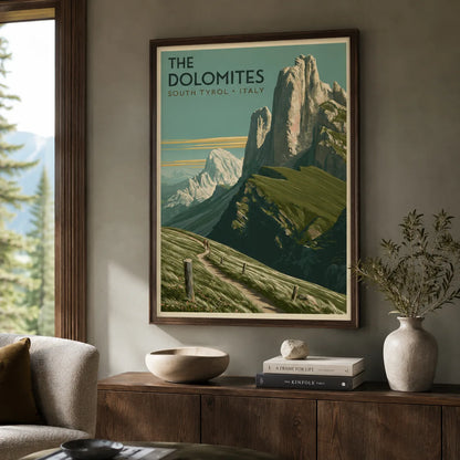 The Dolomites Travel Wall Art Decor - Wall Art Decor - detail