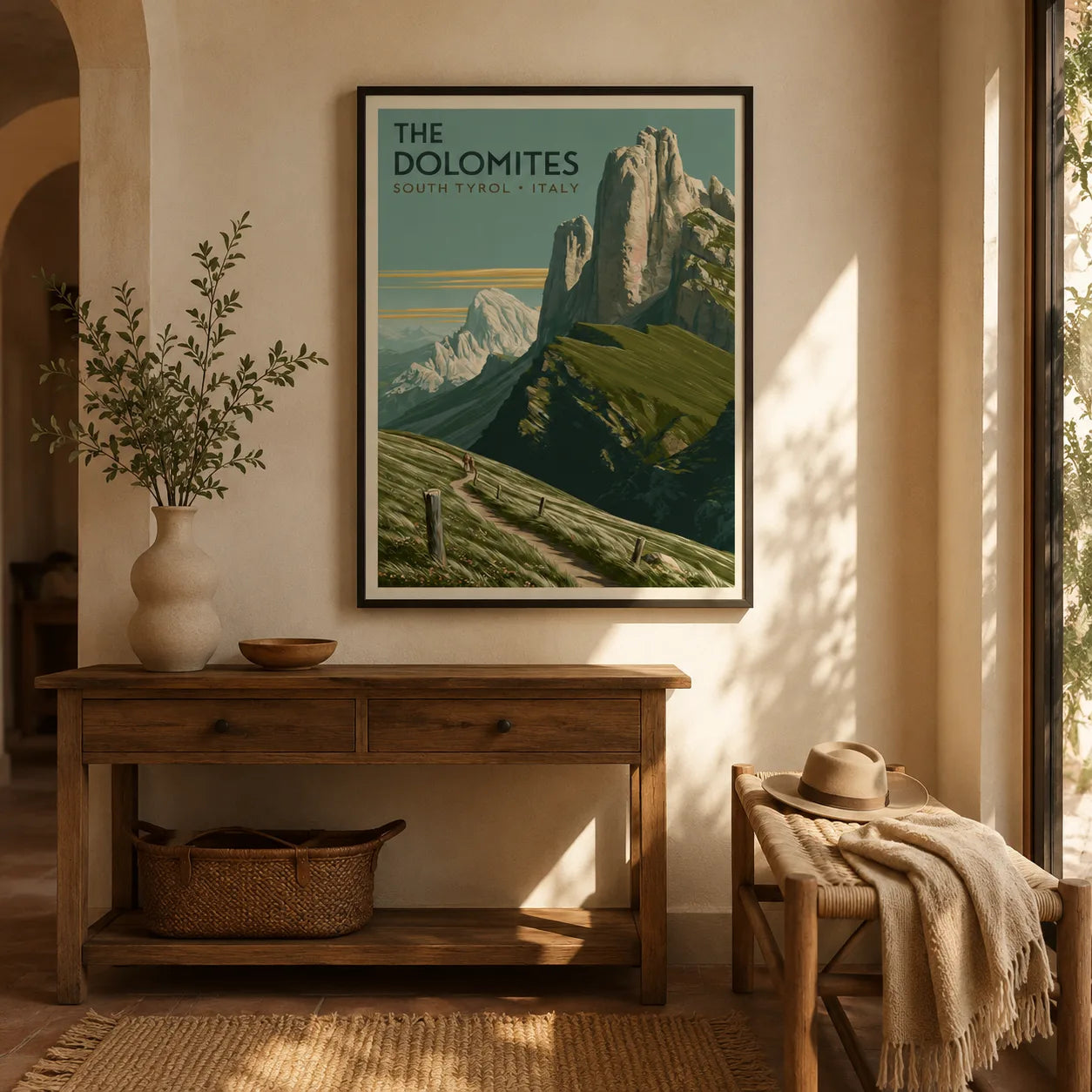 The Dolomites Travel Wall Art Decor - Wall Art Decor - in use
