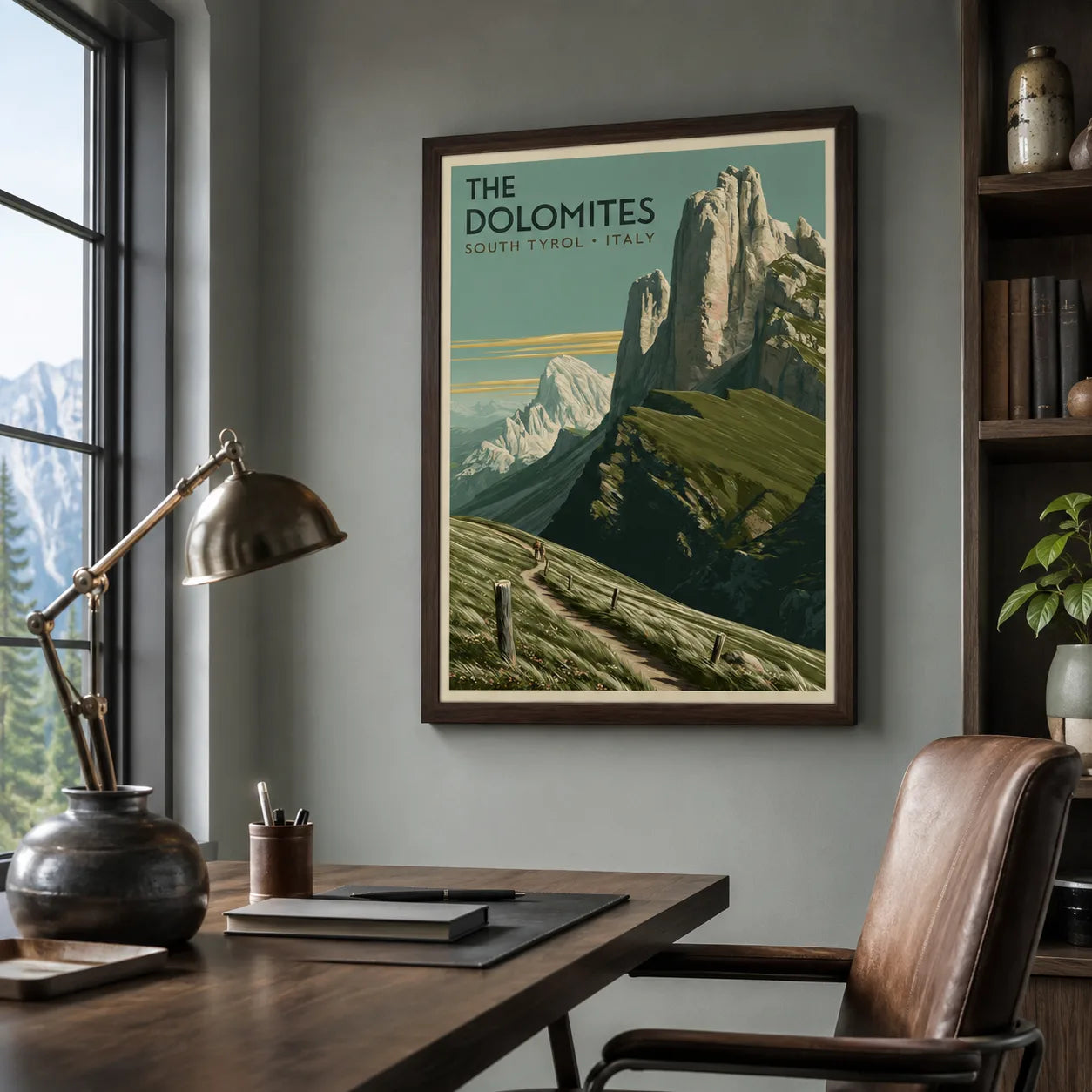 The Dolomites Travel Wall Art Decor - Wall Art Decor - styled