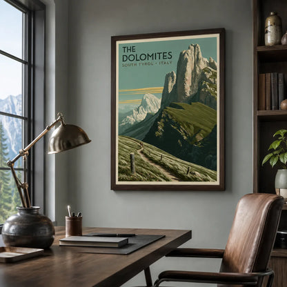 The Dolomites Travel Wall Art Decor - Wall Art Decor - styled
