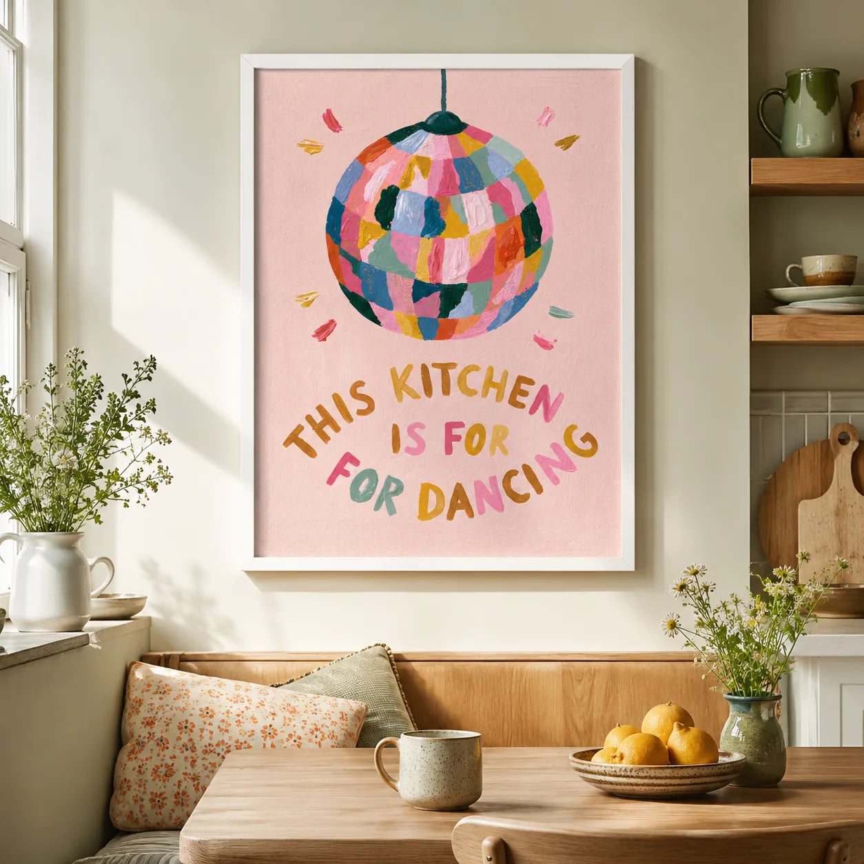 This Kitchen Is For Dancing Wall Art Decor - Wall Art Decor - detail