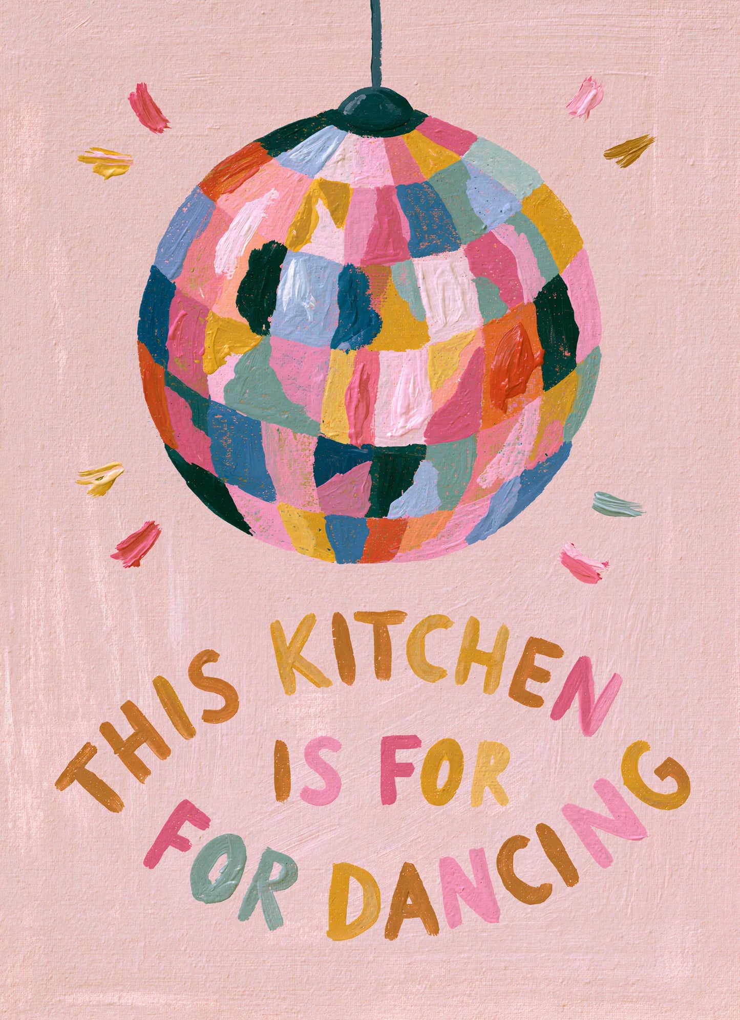 This Kitchen Is For Dancing Wall Art Decor - Wall Art Decor - front view