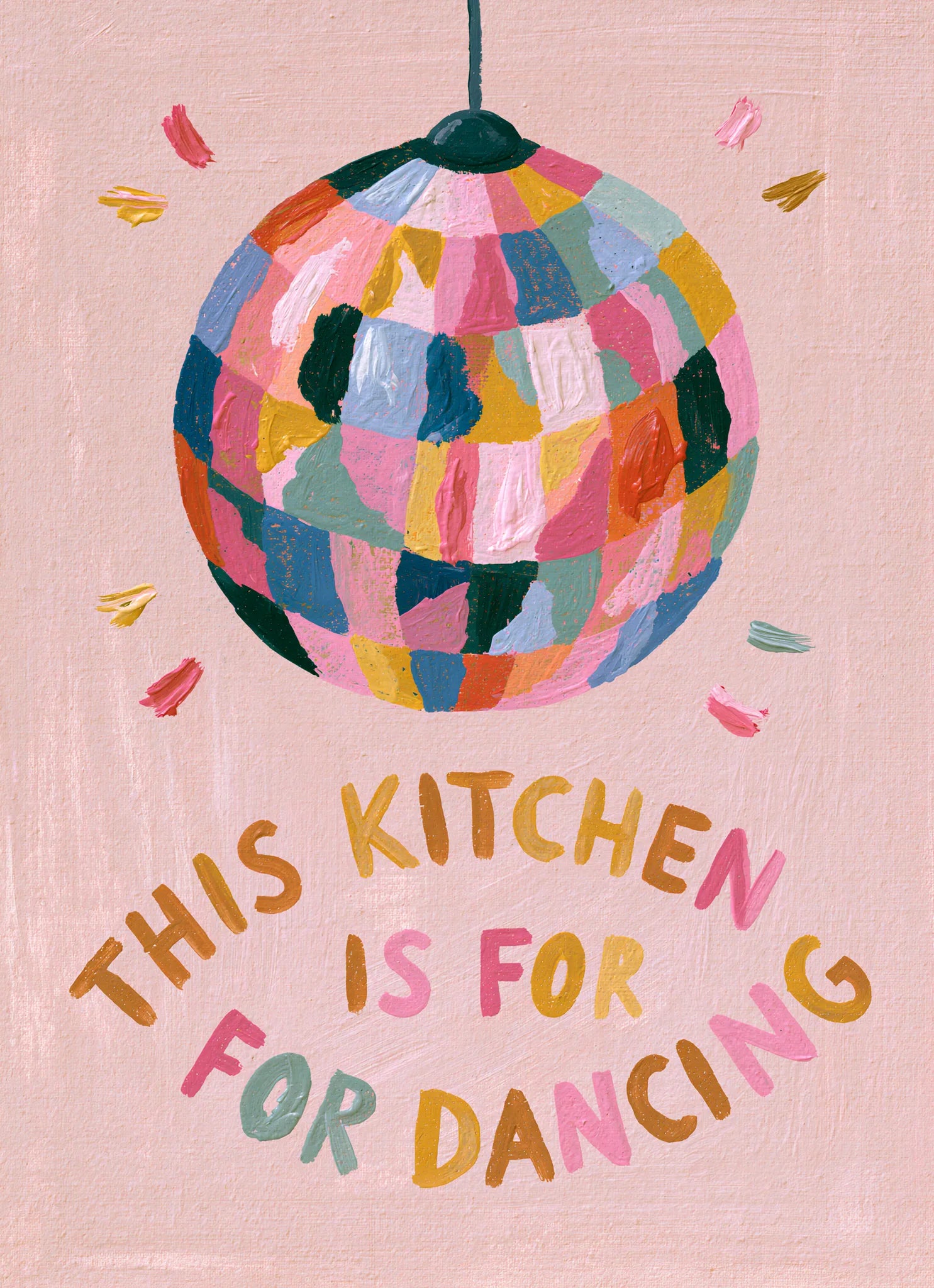 This Kitchen Is For Dancing Wall Art Decor - Wall Art Decor - front view