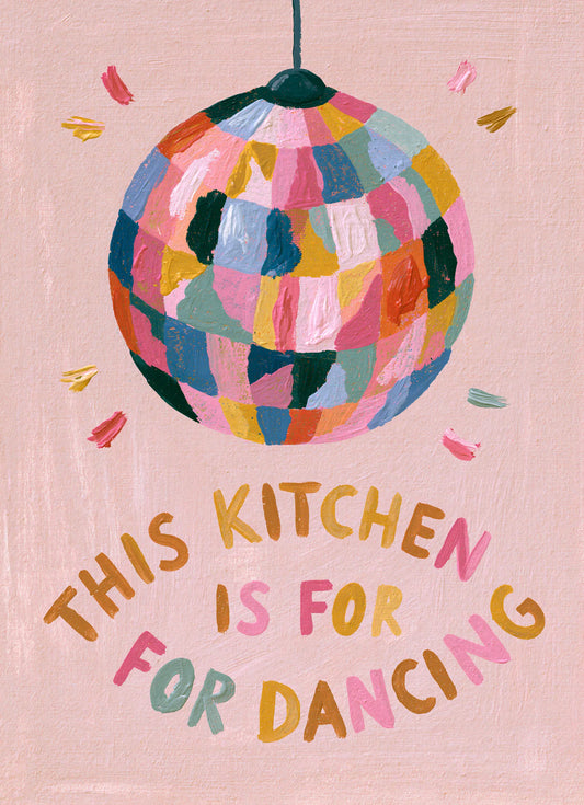 This Kitchen Is For Dancing Wall Art Decor - Wall Art Decor - front view