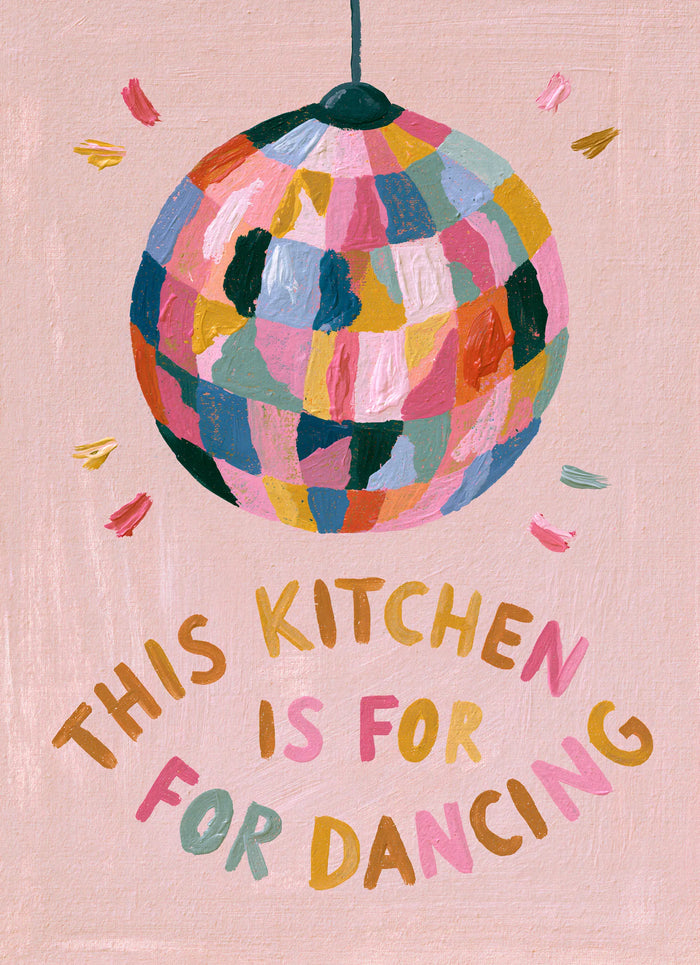 This Kitchen Is For Dancing Wall Art Decor
