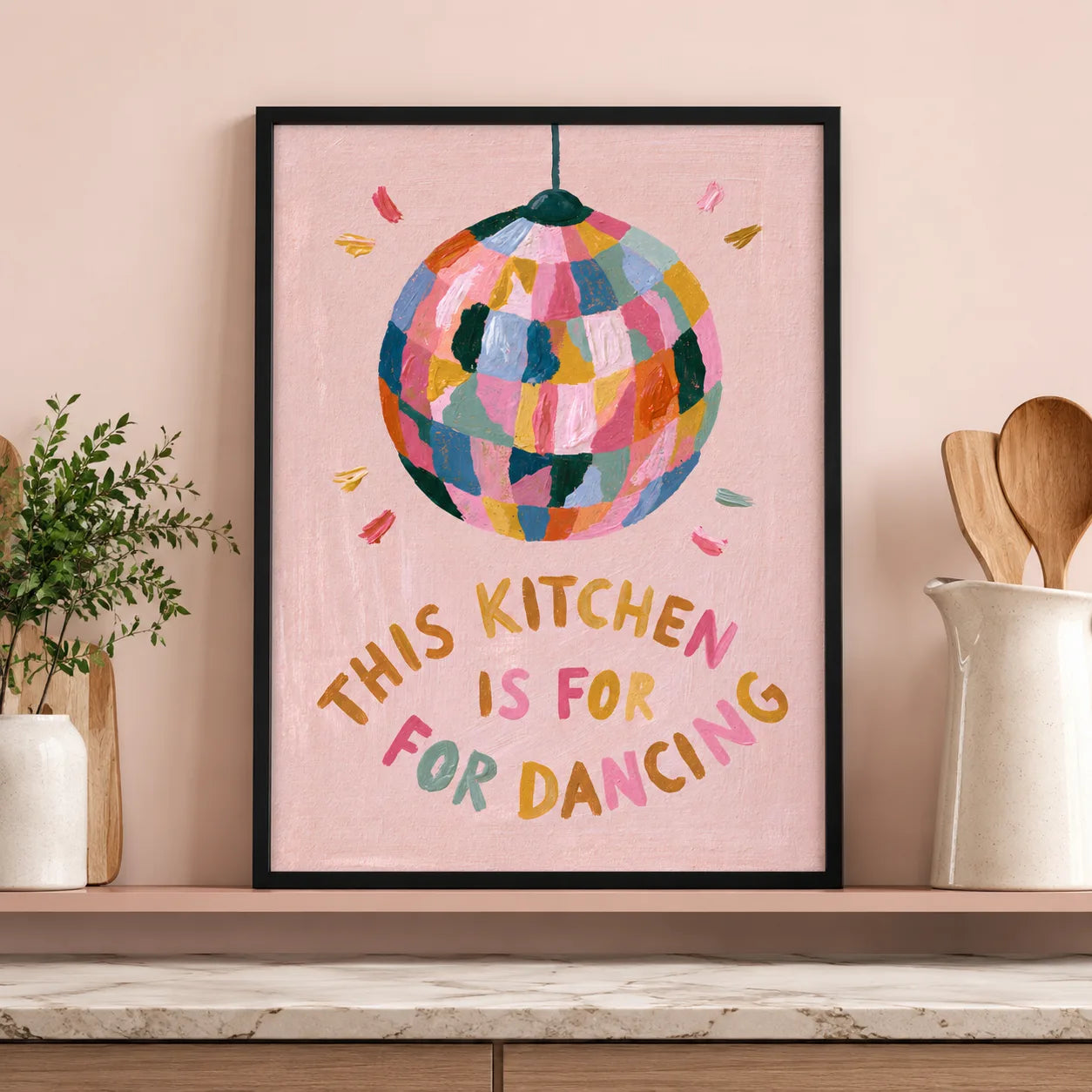 This Kitchen Is For Dancing Wall Art Decor - Wall Art Decor - styled