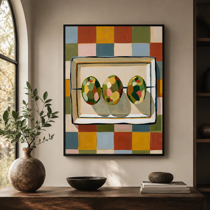 Three Olives Checkerboard Wall Art Decor - Wall Art Decor - view 11