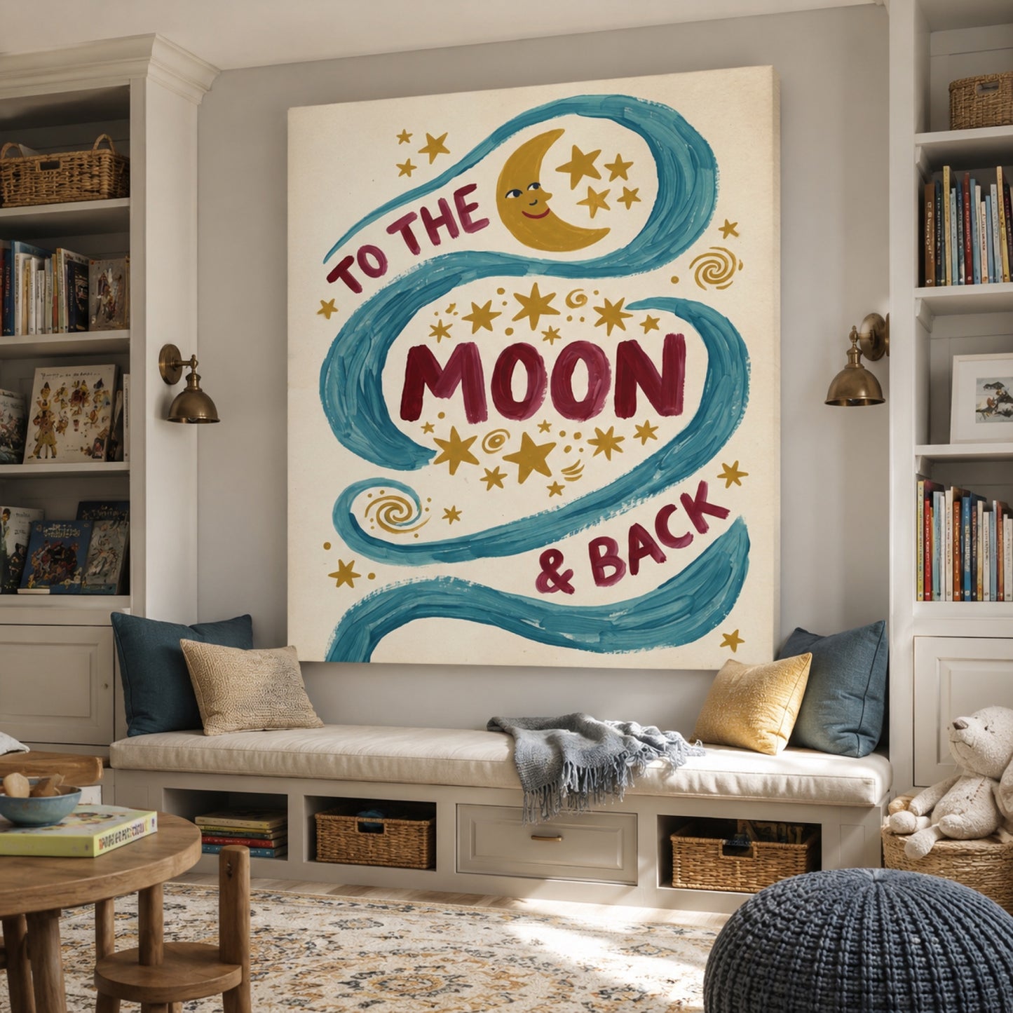 To the Moon and Back Wall Art Decor preview 6