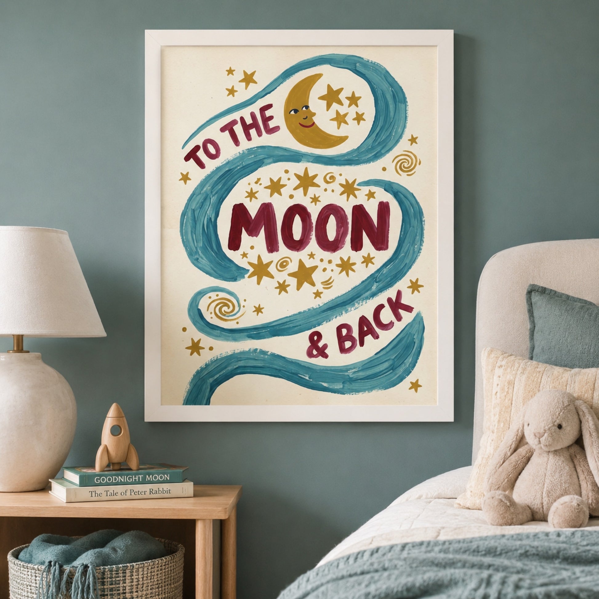 To the Moon and Back Wall Art Decor preview 7