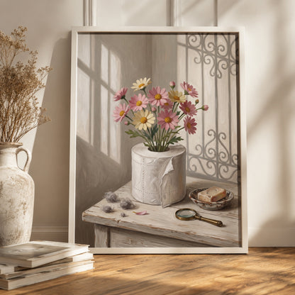 Toilet Paper Daisies Wall Art Decor preview 11