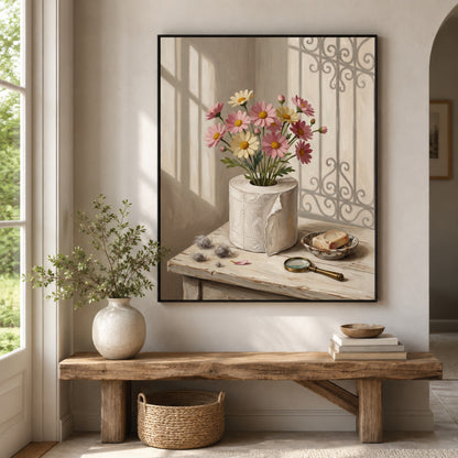 Toilet Paper Daisies Wall Art Decor preview 9