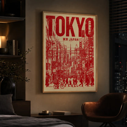 Tokyo Japan Street Wall Art Decor - Wall Art Decor - lifestyle