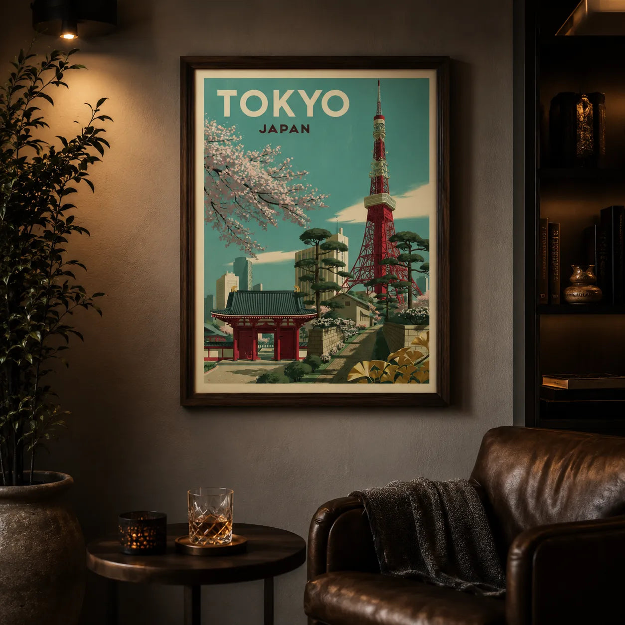 Tokyo Japan Vintage Travel Wall Art Decor - Wall Art Decor - lifestyle
