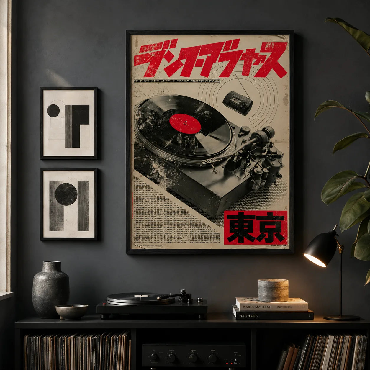 Tokyo Vinyl Turntable Wall Art Decor - Wall Art Decor - view 11