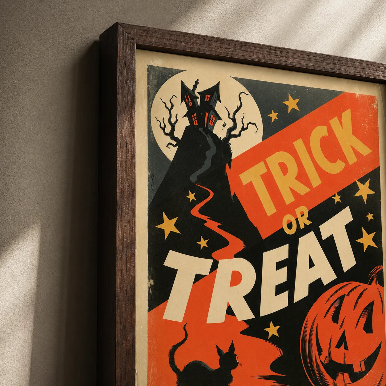 Trick or Treat Halloween Wall Art Decor - Wall Art Decor - packaging