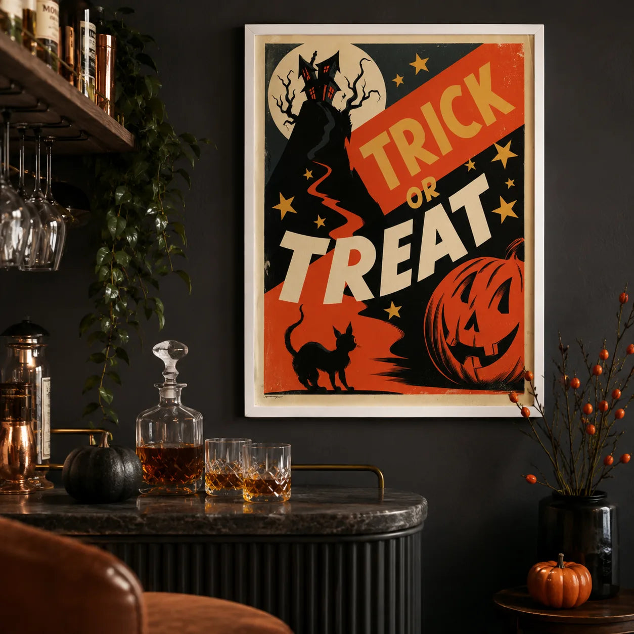 Trick or Treat Halloween Wall Art Decor - Wall Art Decor - view 11