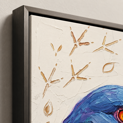 Two Pigeons Palette Knife Oil Wall Art Decor – preview 8