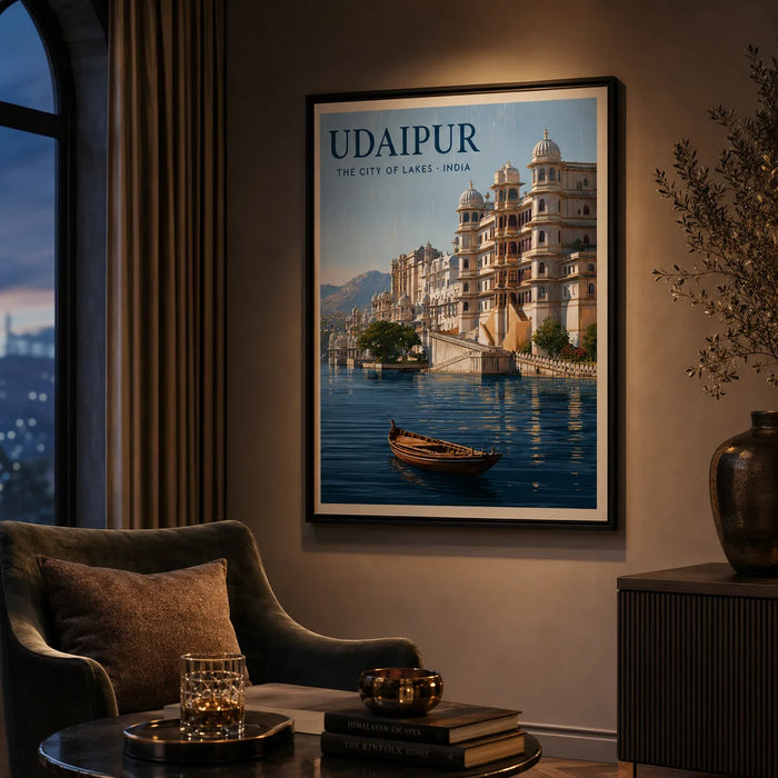 Udaipur City of Lakes Wall Art Decor