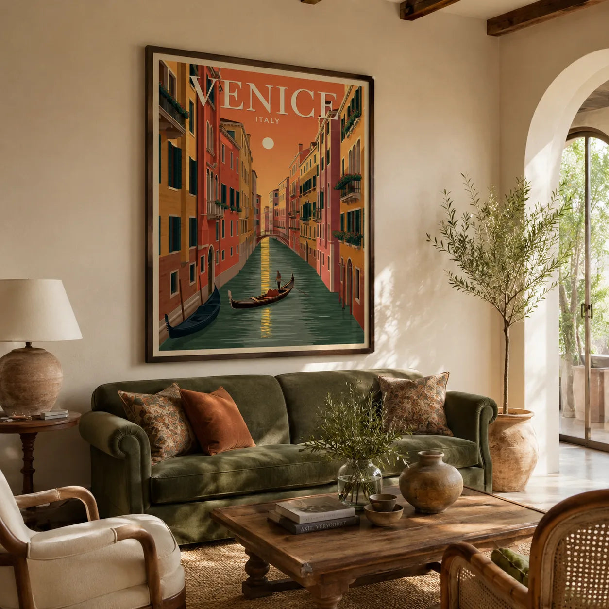 Venice Italy Canal Wall Art Decor - Wall Art Decor - detail