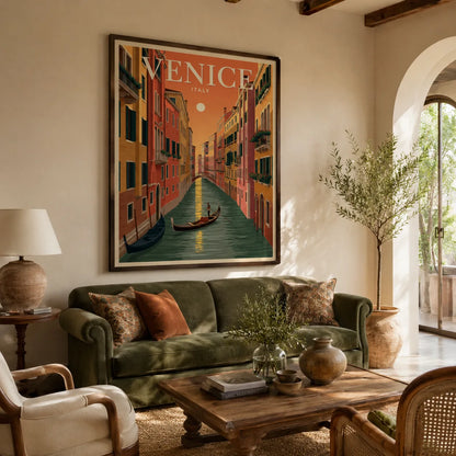 Venice Italy Canal Wall Art Decor - Wall Art Decor - detail