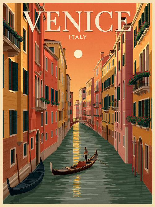 Venice Italy Canal Wall Art Decor