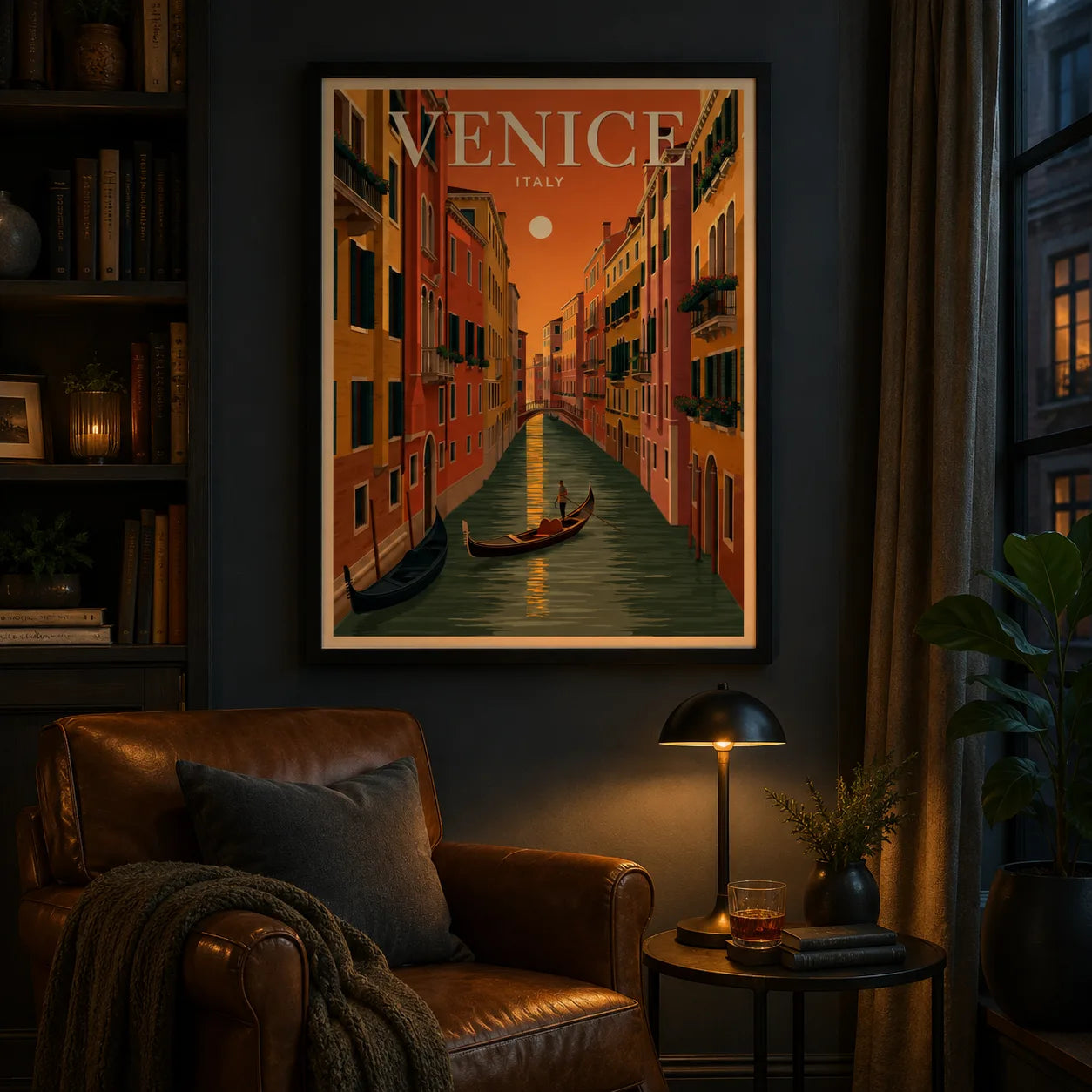 Venice Italy Canal Wall Art Decor - Wall Art Decor - lifestyle