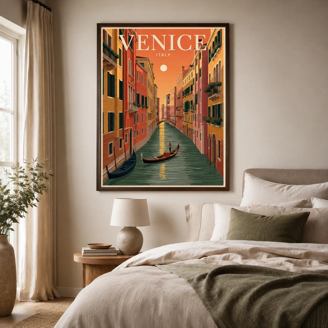 Venice Italy Canal Wall Art Decor - Wall Art Decor - styled