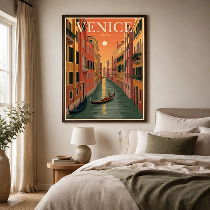 Venice Italy Canal Wall Art Decor - Wall Art Decor - styled