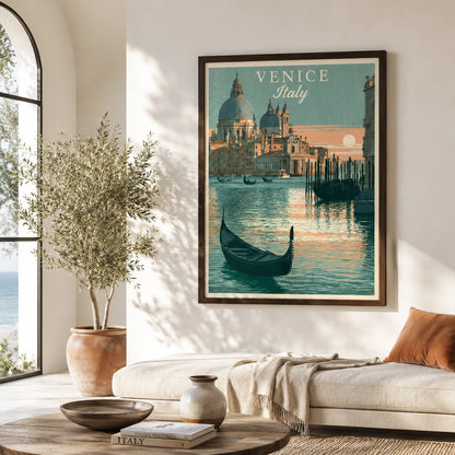 Venice Italy Gondola Wall Art Decor - Wall Art Decor - detail