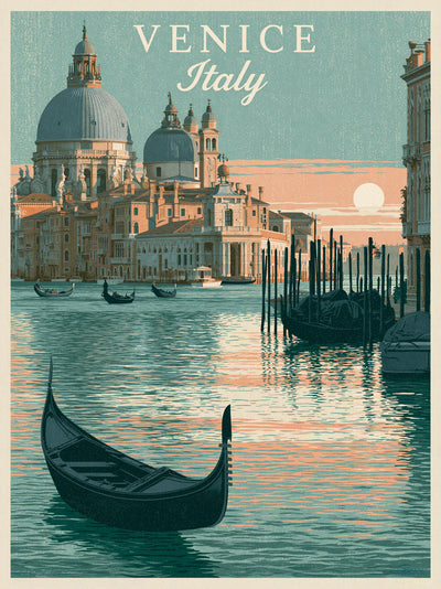 Venice Italy Gondola Wall Art Decor