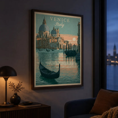 Venice Italy Gondola Wall Art Decor - Wall Art Decor - lifestyle