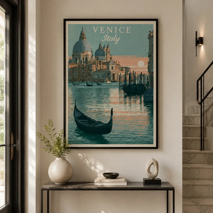Venice Italy Gondola Wall Art Decor - Wall Art Decor - styled