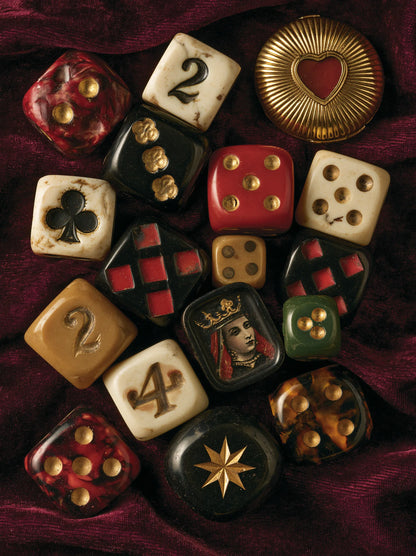 Vintage Casino Dice Wall Art Decor - Wall Art Decor - front view