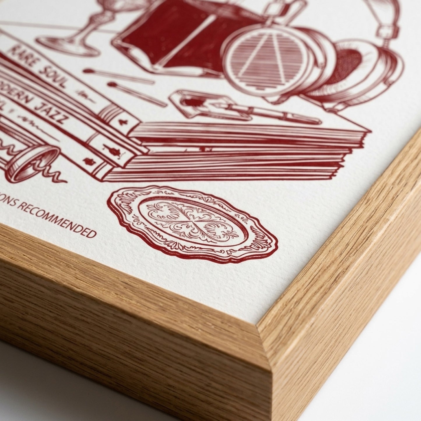Vinyl and Vino Bar Wall Art Decor preview 8