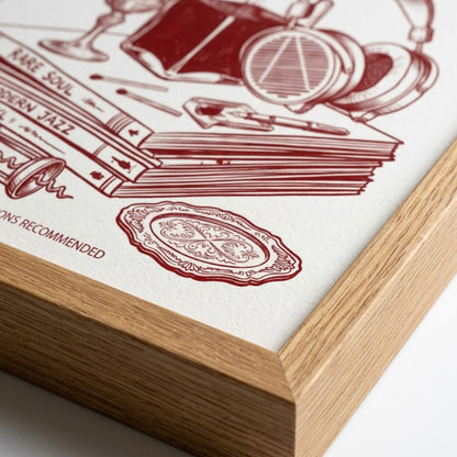 Vinyl and Vino Bar Wall Art Decor preview 8