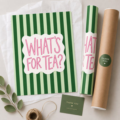 What's For Tea Kitchen Typography Wall Art Decor preview 9
