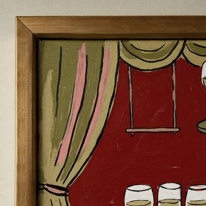 The Wine Waiter's Balancing Act Wall Art Decor preview 8