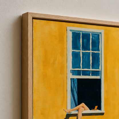 Woman in Window Wall Art Decor - Wall Art Decor - packaging