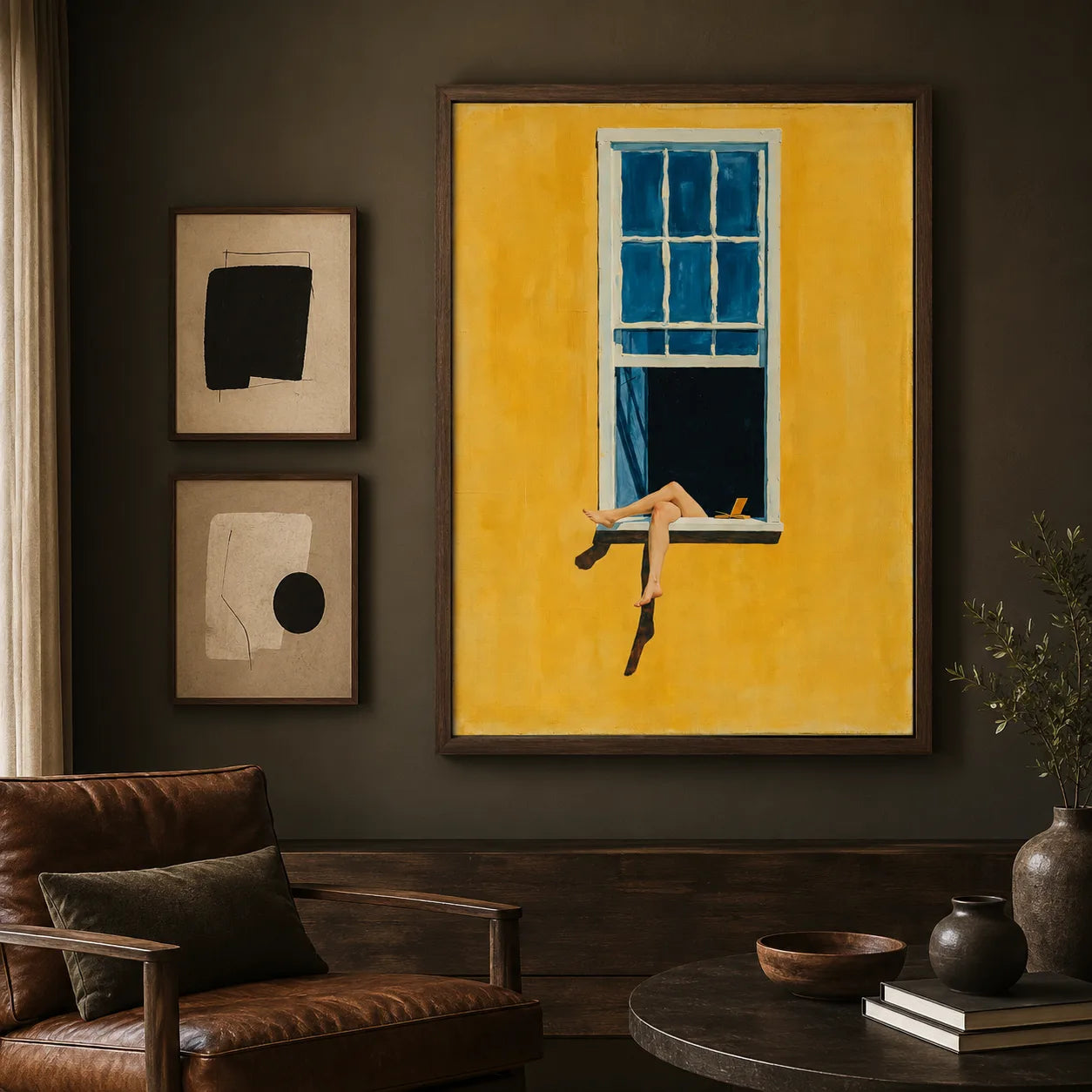 Woman in Window Wall Art Decor - Wall Art Decor - view 11