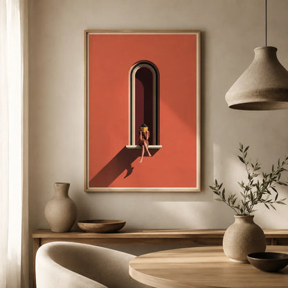 Woman Reading by Arched Window Wall Art Decor - Wall Art Decor - view 11
