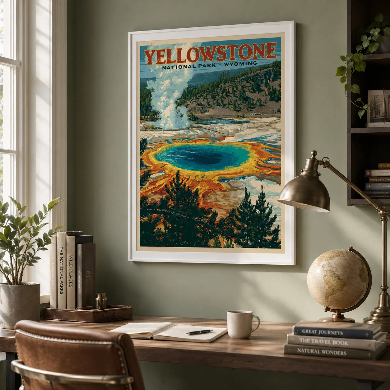 Yellowstone National Park Wall Art Decor - Wall Art Decor - alternate angle