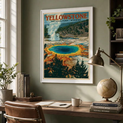 Yellowstone National Park Wall Art Decor - Wall Art Decor - alternate angle